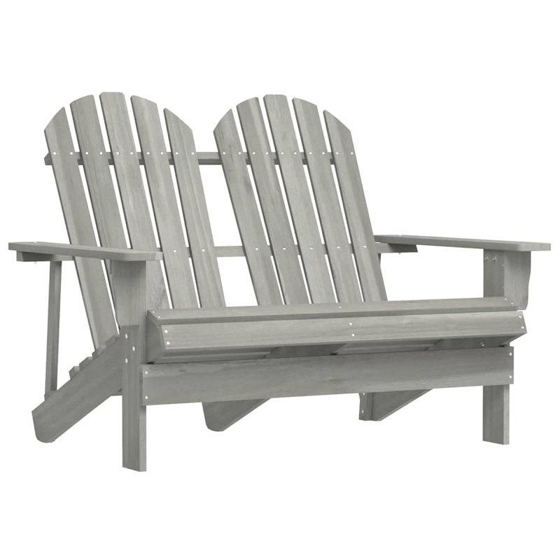 Ahaan Fir Outdoor Adirondack Chair, Gray