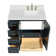 Freitas 36'' Solid Wood Single Bathroom Vanity with 1.5'' Carrara Quartz Top, Right Offset Rectangular Sink