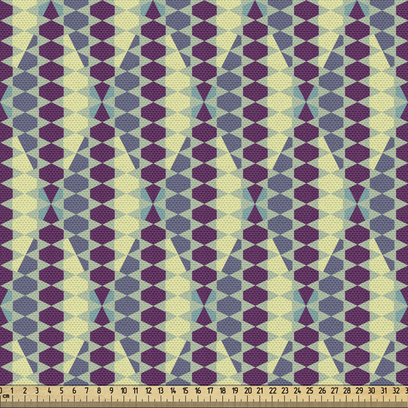 Tissu rétro Ambesonne, l 36 po x L 58 po