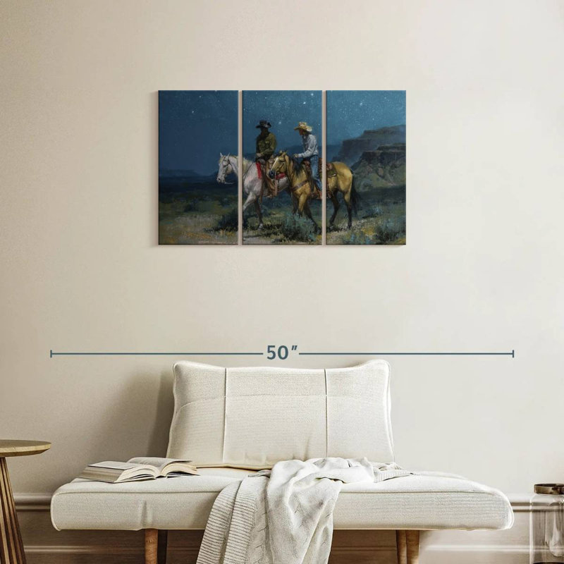Lelar Night Riders, 20" H x 33" W