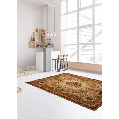 Dynasty Beige Tapestry Kilim 5'10" x 8'0"