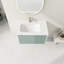 Meuble-lavabo 32 po - Menthe, porte à fermeture douce, lavabo en céramique, charnières durables avec lavabo 32 po, fixation murale, porte