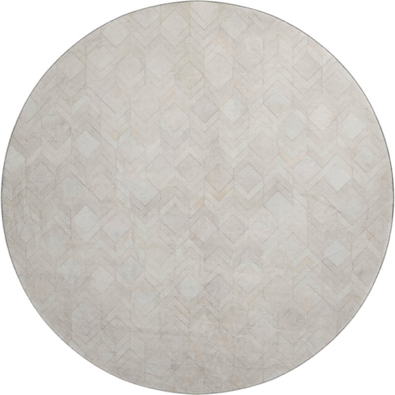  Premium Machine Washable Jaylia AMF100 Rug, Round 8'