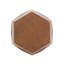 Table de bout géométrique en fer l 19,5 po x P 20,5 po x H 22,75 po Christopher Knight Home