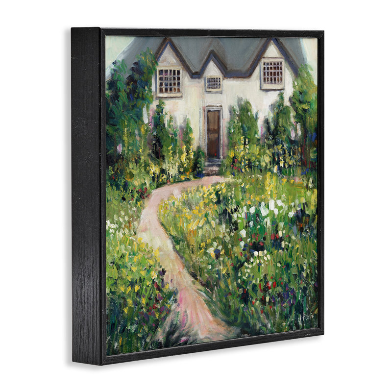 «Bloom» par Timothy O 'Toole, H 17 po x l 17 po, Giclée encadrée noir minuit