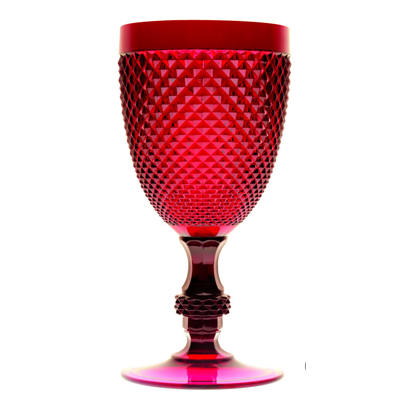 Diamond 390ml Goblet Set, Red