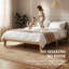 Lit plateforme 12 "en bois massif contemporain