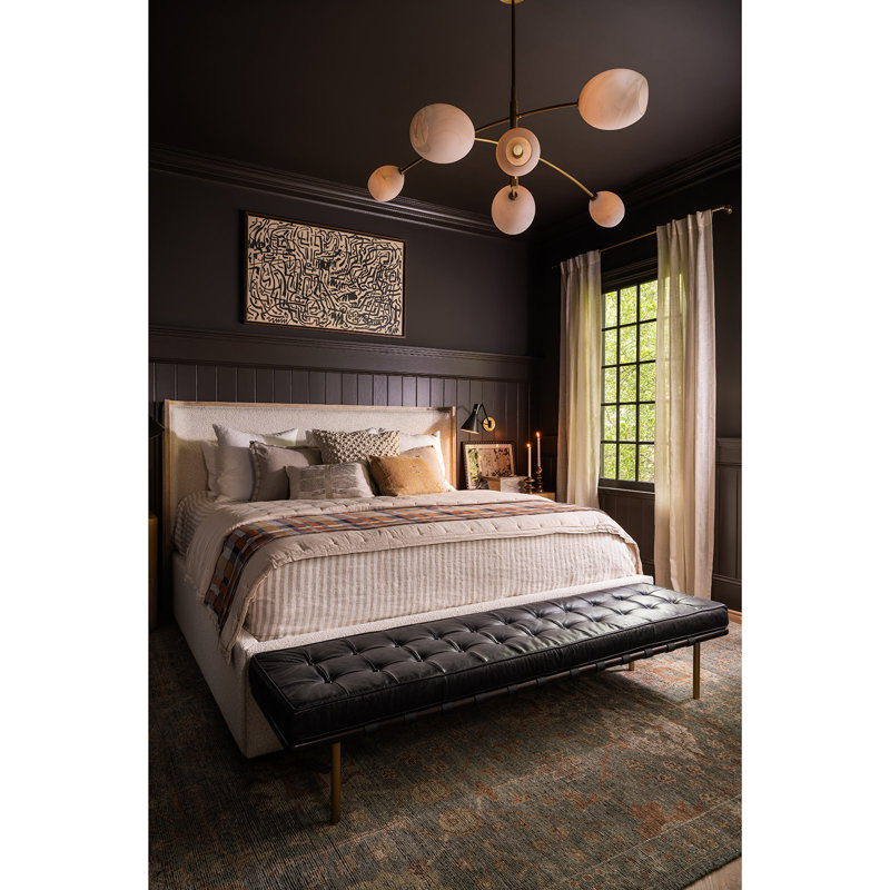 Artemis Chandelier, Natural Brass, Alabaster