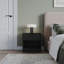 Siek 45cm W Metal Bedside Table-2135415032