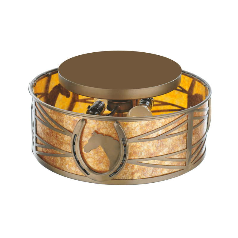 Rustic Lodge 2 - Light Flush Mount