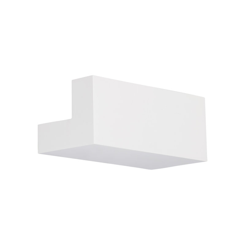 Bantam LED Flush Mounted Sconce, Black, 3500K