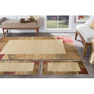 Home Dynamix Ariana 3-Piece Area Rug Set, Ebony/Chocolate