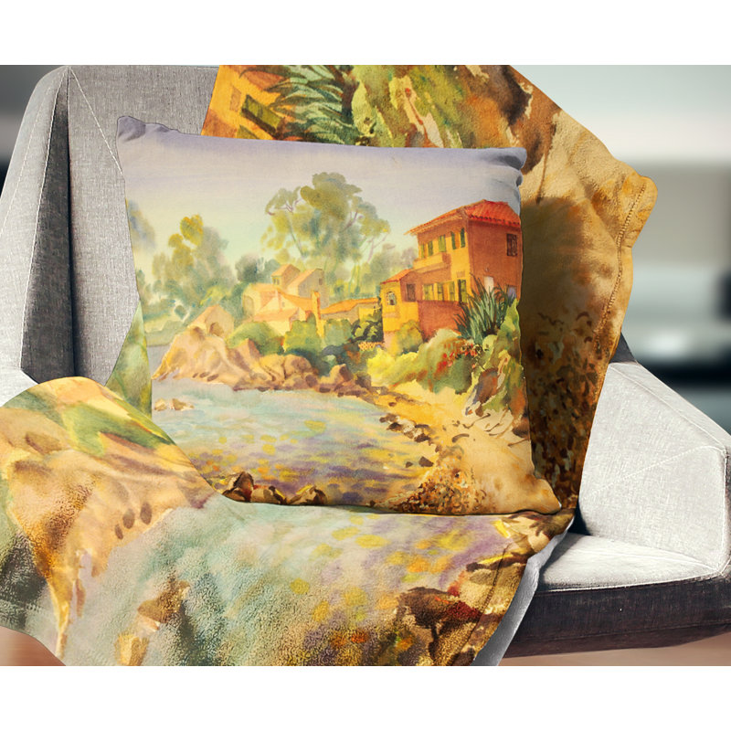 Coussin Landscape, 18 po x 18 po, Carré