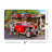 Hot Rod Garage 8x6 Mini Lighted Easel Back Canvas