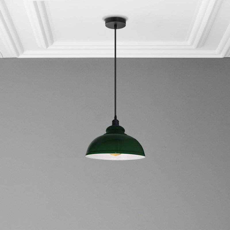 Binns 1 - Light Dome Pendant, Green