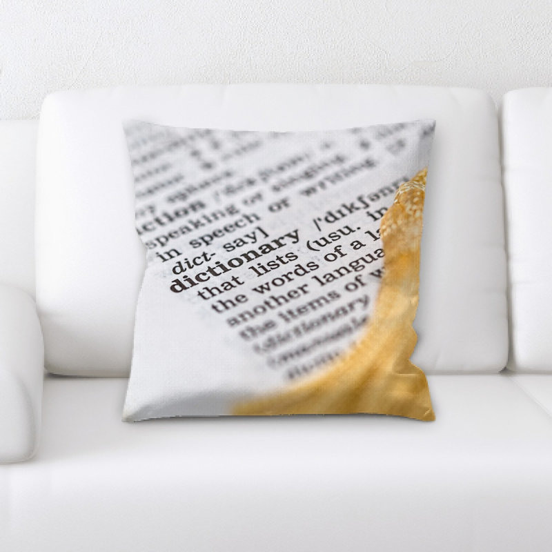 Coussin décoratif dictionnaire