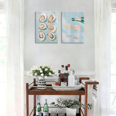 2 Piece Wrapped Canvas Wall Art
