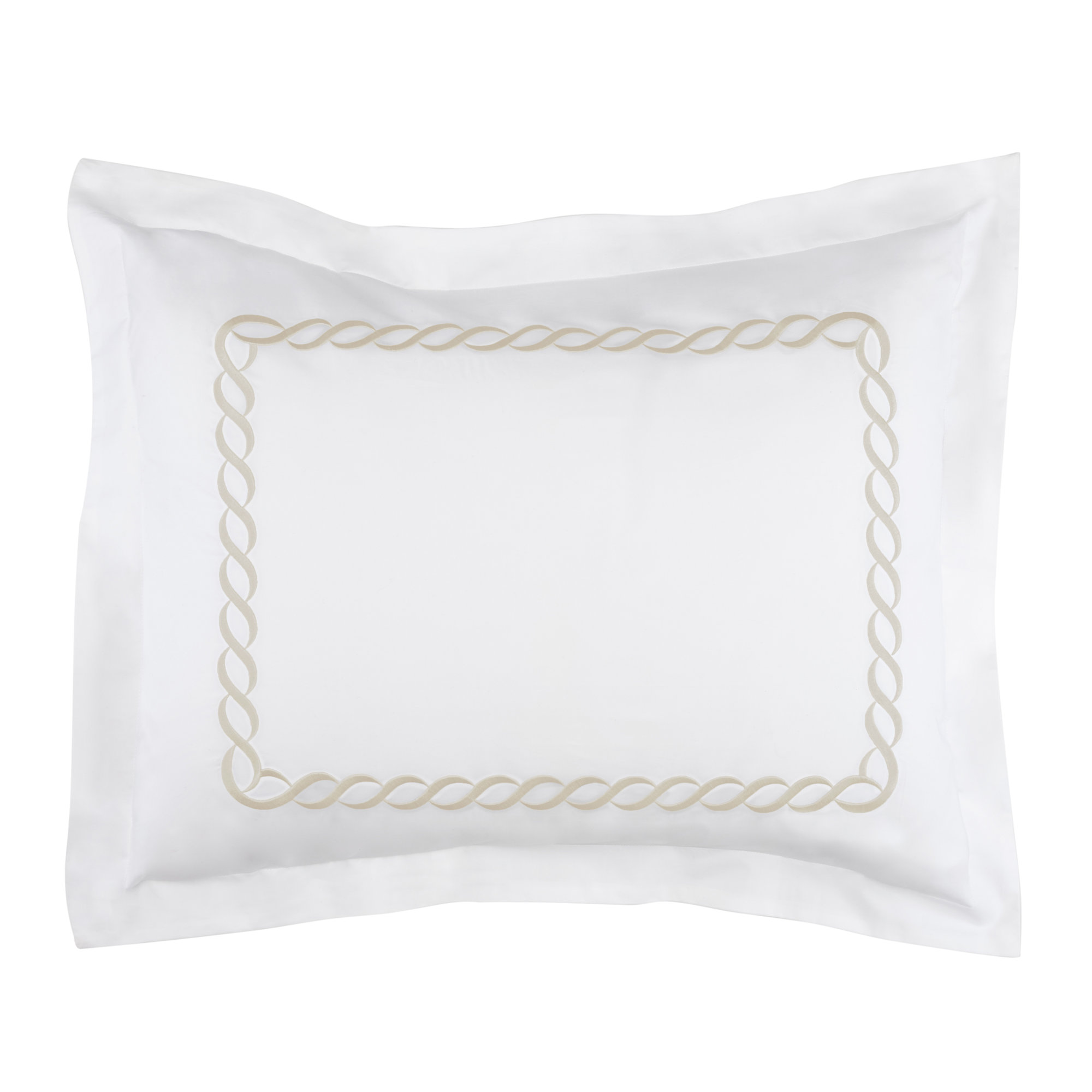 Lisbeth Classic Cotton Blend Sham, King, Taupe