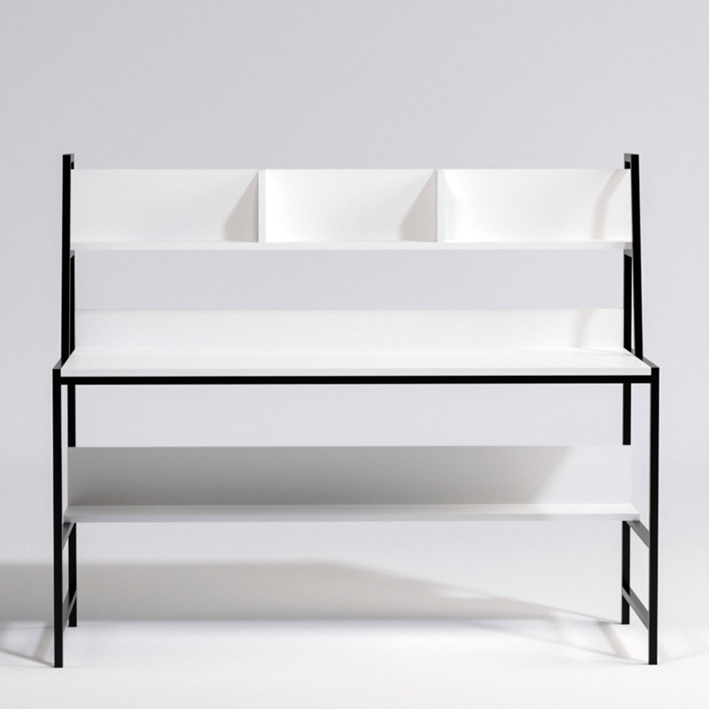 Mo Writing Desk, White/Black