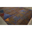Rug & Kilim’S Moroccan Style Rug, Brown With Blue Tribal Geometric Patterns