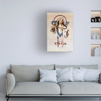 Alphonse Marie Mucha Poster For The Young Womens Christian Association YWCA In Csech Republic Canvas Art