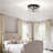 Aaradhana Glass LED Flush Mount