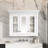 Bathroom Medicine Cabinet With Mirror And 5 Adjustable Shelves, Perfect For Wall-Mounted Storage And Organization