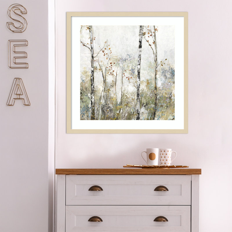 «Soft Birch Forest II» par Allison Pearce, H 25 po x l 25 po x P 1 po