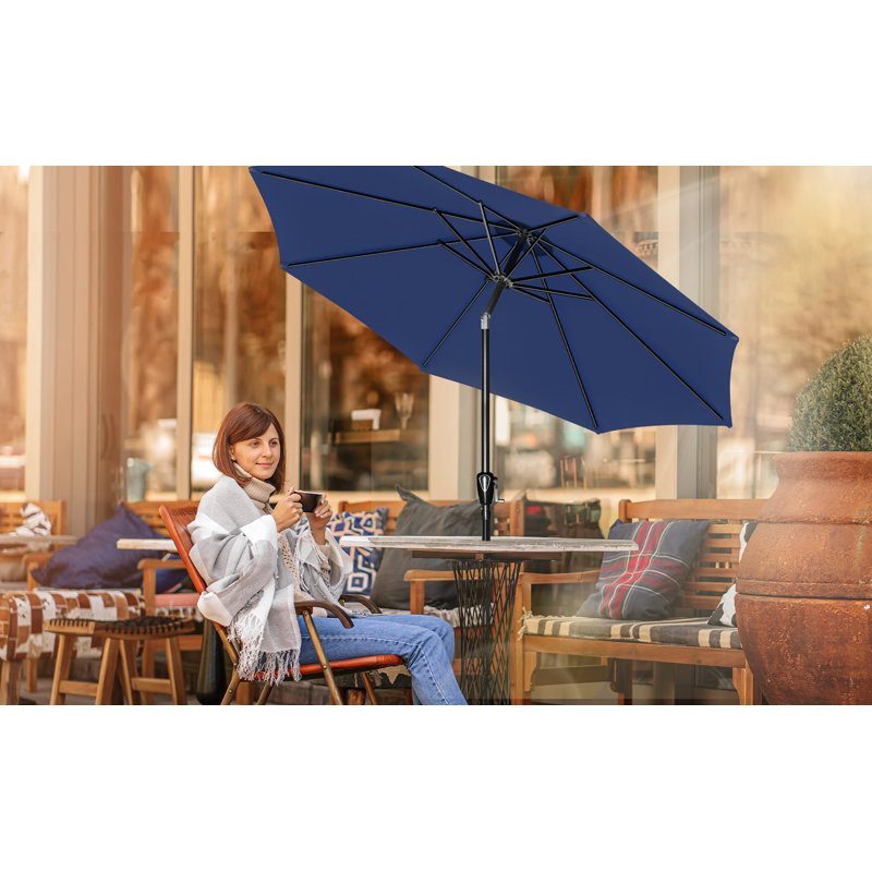 Parasol de table 10 pi, Bleu très foncé