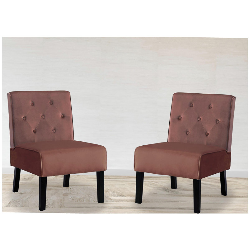 Fauteuil d'appoint 53 po 2 pièces Reese, Rose