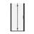 1 3/8" Adjustment,Universal Pivot Shower Door, With 1/4" Tempered Glass Finish 3072-123210044