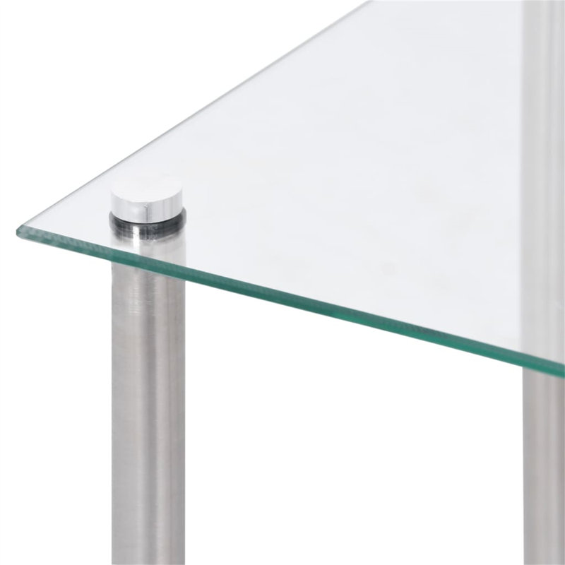 Letona Glass Top Nesting Tables, Transparent