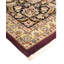 Tapis unique mauve / beige / noir noué à la main 10 pi x 14 pi 3 po Vivika Mogul