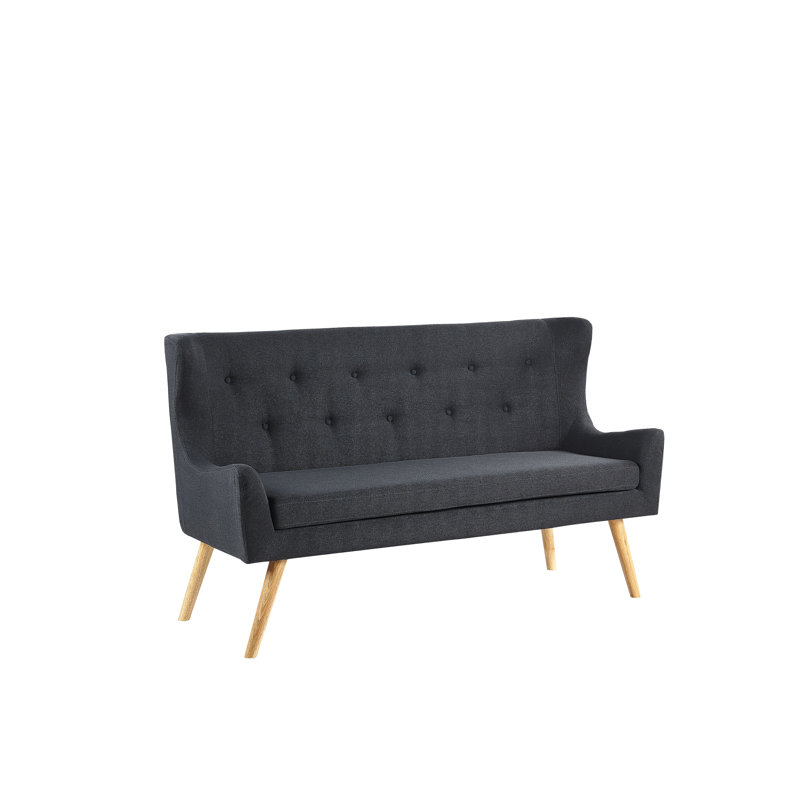 Gaia 2 Seater Sofa, Black