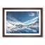 Winter Mountain Reflection - Picture Frame Painting Print-55612998-55612997