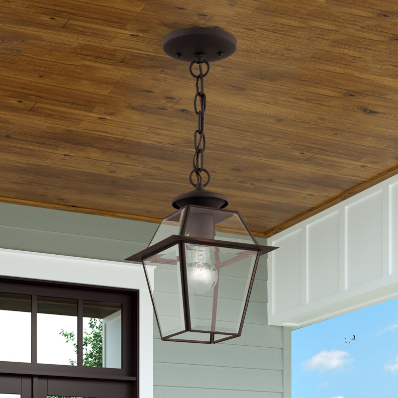 Boto Outdoor Hanging Lantern, Bronze