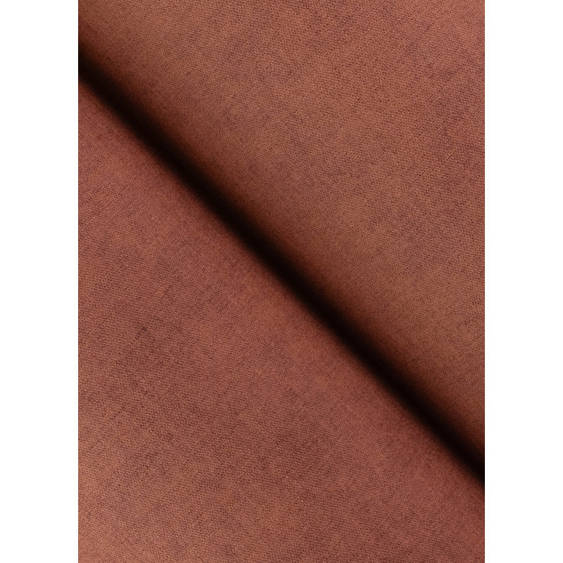 Papier peint imitation lin Nuovo Rust, Rouge