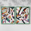 ABSTRACT Series LXVIII - Reproduction encadrée de qualité supérieure - prête à être accrochée - aucun clou requis - aucun clou requis-2086733551-2086733554