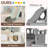 10-In-1 Toddler Slide Set, Kid Climber Slide Playset With Basketball Hoop And Ball, Drawing Board, Non-Slip Steps, Indoor Outdoor Playground For Age 3+(Brown)-120411387