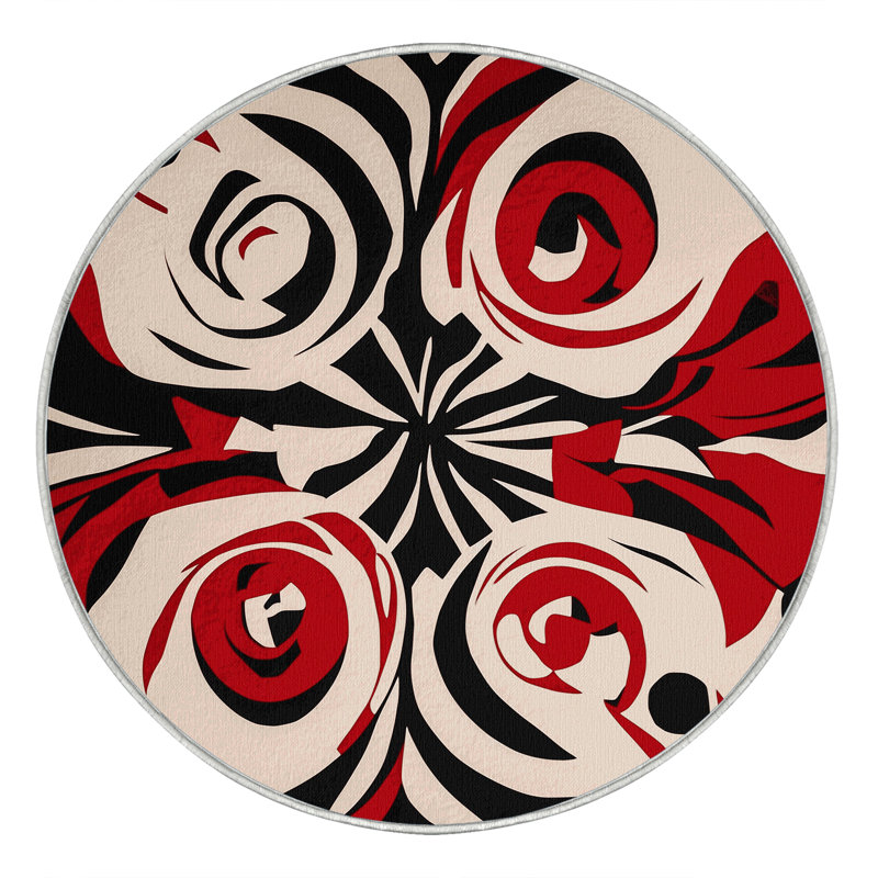 Sinister Whirl Rug, Round 5'