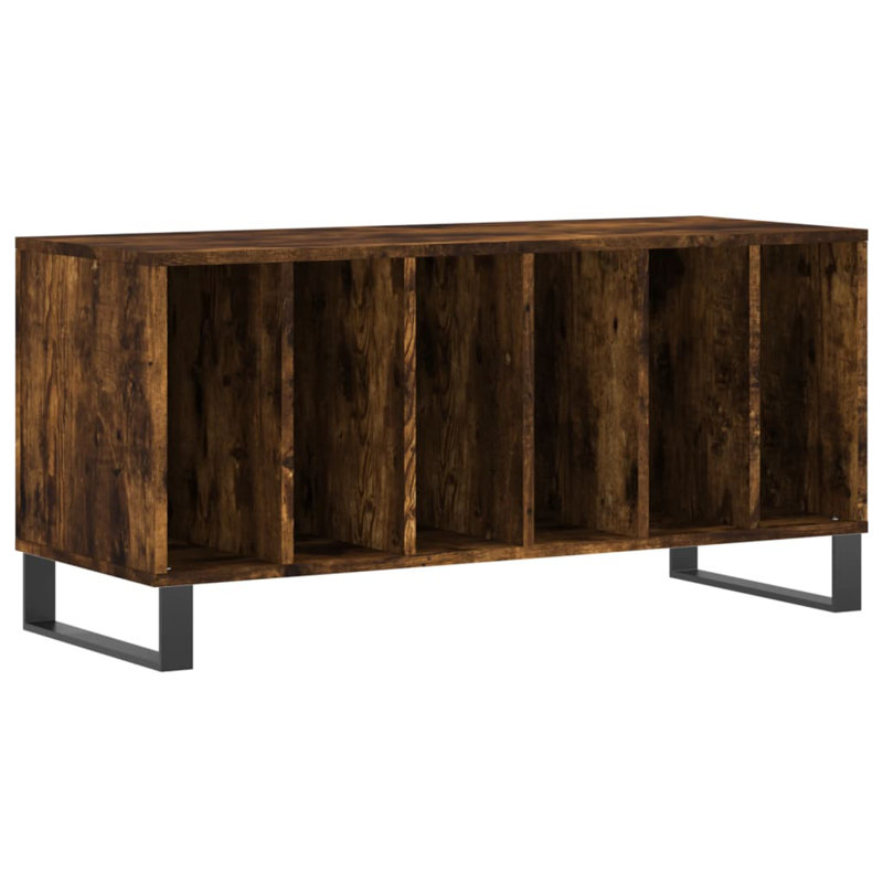 48 cm H Multimedia Storage, Smoked Oak