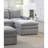 Modular Living Room Sectional 5Pc - Grey Suede, Comfortable Seat, Suede Modern Granite Color, Cushion Back, Upholstery