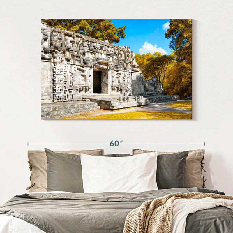 Nicci Hochob Mayan Pyramids, 34" H x 51" W