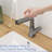 Gunmetal Black Pull - Down Bathroom Faucet, Three Flow Modes, 90 Cm Water Supply Hoses, 360 Swivel Spout, Cold/Hot Setting, Complete Installation , Ceramic Valve Mode Faucet In Black, Silky Smooth-121617367