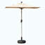 Parasol de patio rectangulaire avec fonction de levage et d'inclinaison à manivelle (base non incluse)-16998083-29044675