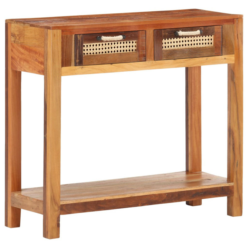 Farthing 86cm Solid Wood Console Table