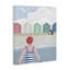 Art mural sur toile Beach Huts View par Betty Boynes-127863904