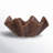 Round Stoneware Ruffled Bowl with Reactive Glaze