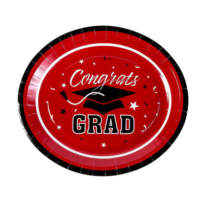 Disposable Paper Graduation Dinner Plate