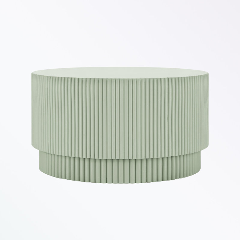 Round Coffee Table, Light Green